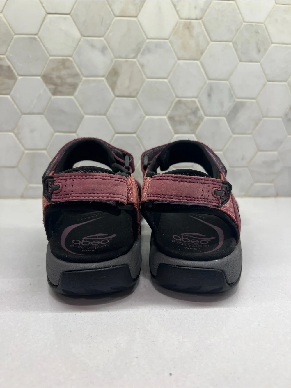 Abeo Wn 8N Huntington Leather Sport Sandals Women's Comfort Hiking Purple